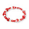 Bracelet de luxe en forme de champignon en verre Firefly en argent sterling 925